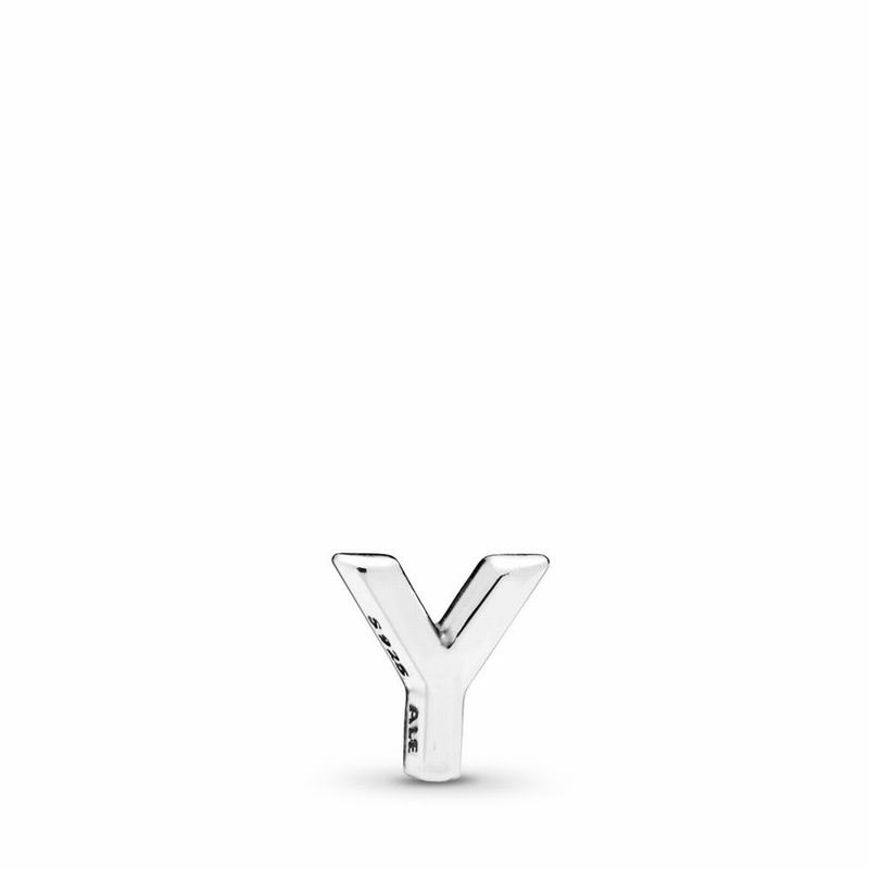 Pandora Letter Y Petite Locket Charm - Sterling Silver - Canada | SQ2189MX